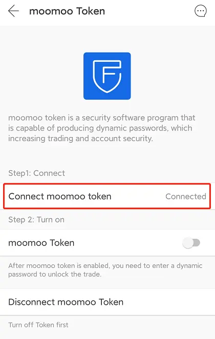 How to use moomoo token-moomoo Help Center