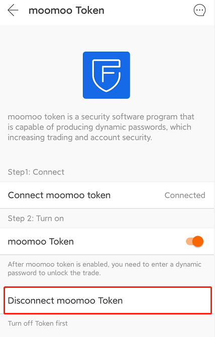 How to use moomoo token-moomoo Help Center